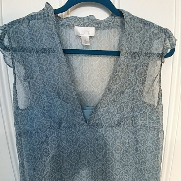 LOFT Tops - Ann Taylor Loft Sheer Blouse & Camisole